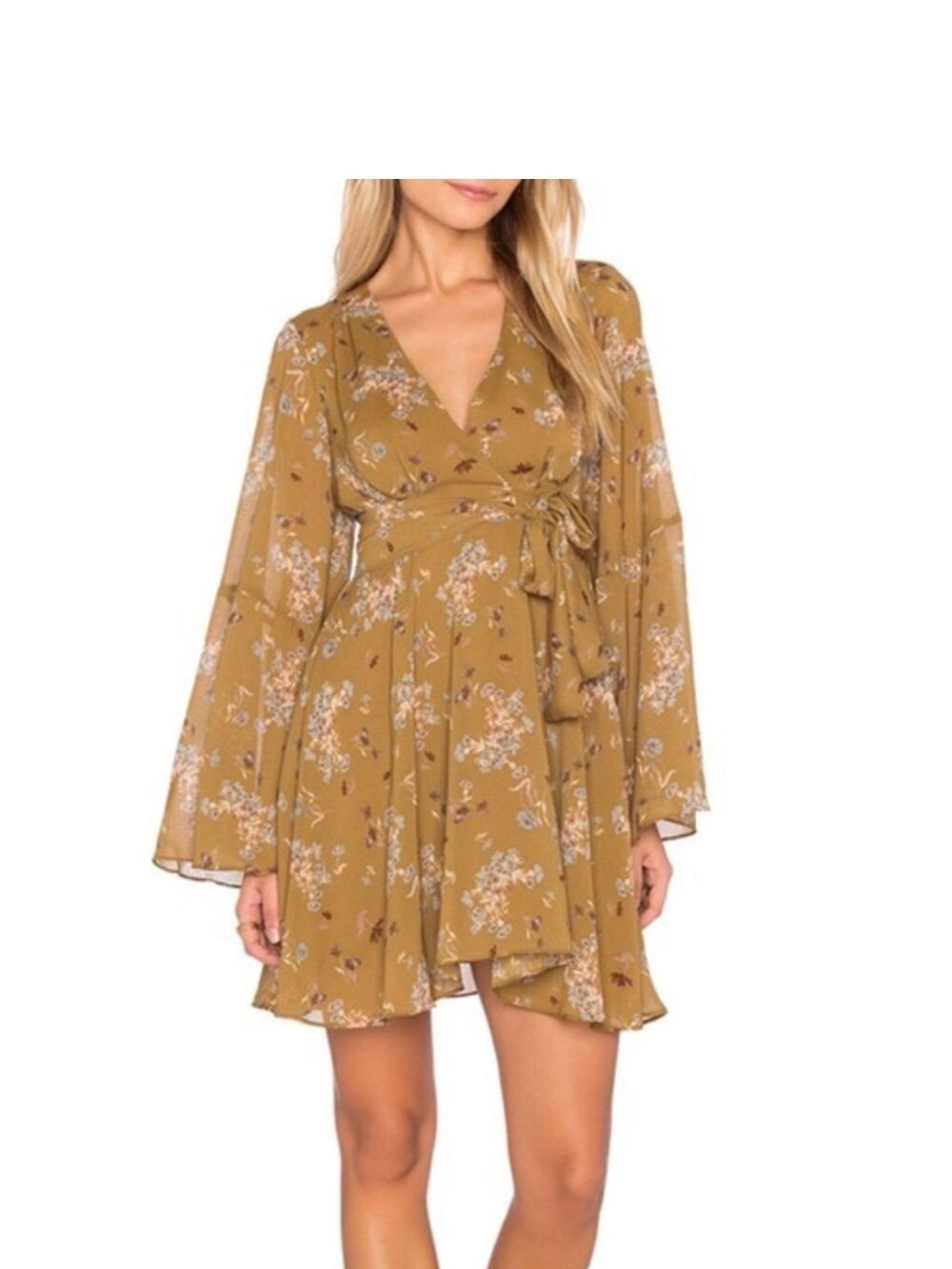 Free People Women’s Medium Lilou Wrap Dress